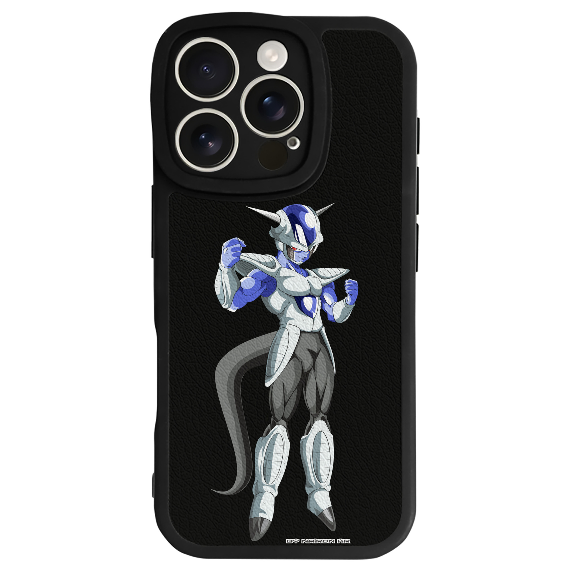 （画像用） ドラゴンボール フリーザ DRAGON BALL Frieza 【iPhone 16シリーズ対応】シリコンスマホケース（レザー調） 材質：シリコン